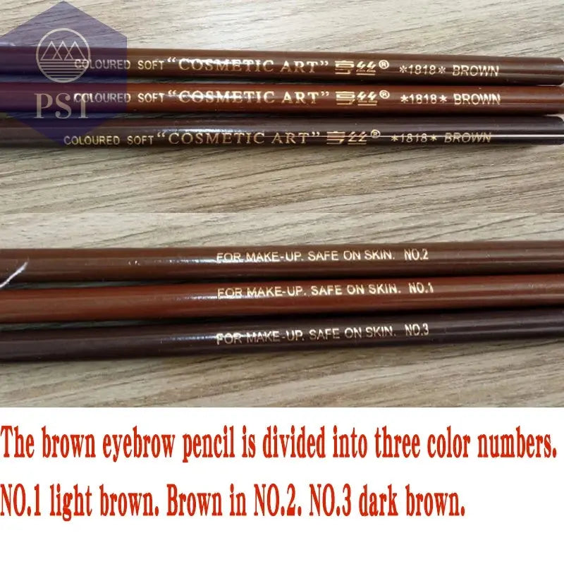 5 teile/satz Augenbraue Bleistift Make-Up Braun Augenbraue Enhancer Kosmetische Kunst Wasserdicht Bleistift Tönung Stereo Arten Schönheit Werkzeuge Billig       PST PS Tradings