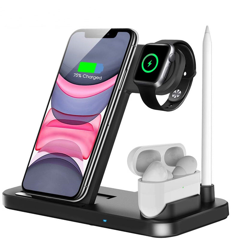 Foldable Fast Wireless Charger Stand For Phone and Watch