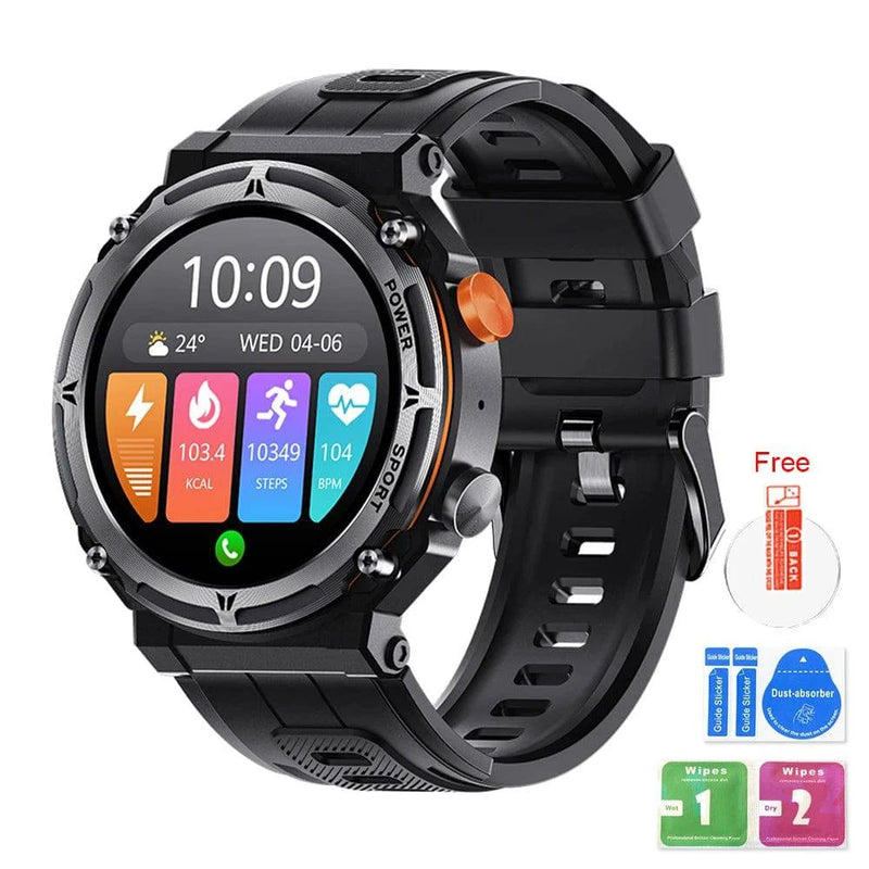 2024 C21 Pro 410mah Big Battery Outdoor Sport Smart Watches BT Calling Smartwatch for  1 ATM Waterproof Smart Watch for Men - Property & Safety Tradings