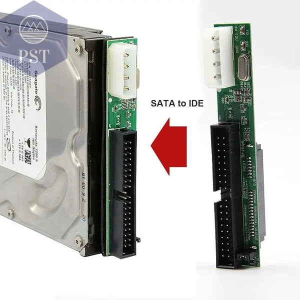 7+15Pin 2.5 Sata Female to 3.5 inch IDE Sata to IDE Adapter Converter Male 40 pin port  for ATA 133 100 HDD CD DVD Serial new - PST PS Tradings