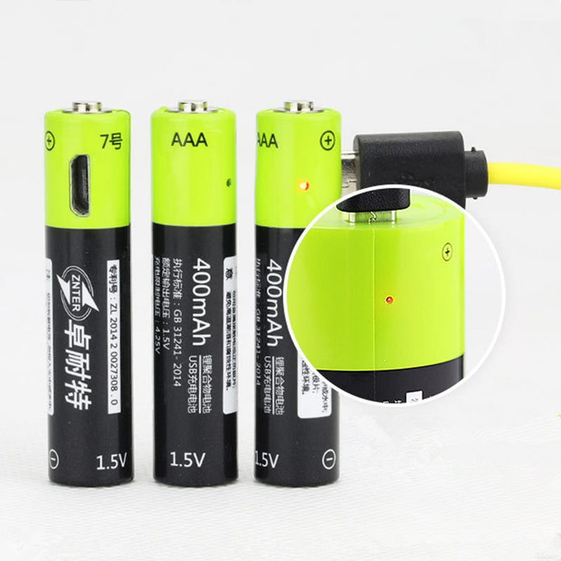 Rechargeable AAA Battery 400mAh