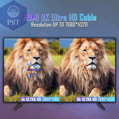 8K HDMI-kompatibles Kabel 4K@120Hz 8K@60Hz HDMI 2.1 Kabel 48Gbps Adapter für RTX 3080 eARC HDR Videokabel PC Laptop TV Box PS5  Computer Zubehör     PST PS Tradings