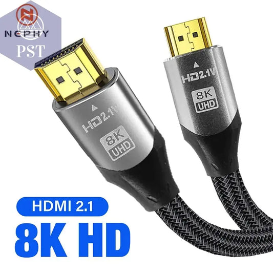 8K @ 60Hz HDMI-Kompatibel Kabel 2,1 Kabel 48Gbps Optische Faser für PS5 PS4 HD TV box Projektor Audio Video HD Kabel lange 8M 10M       PST PS Tradings