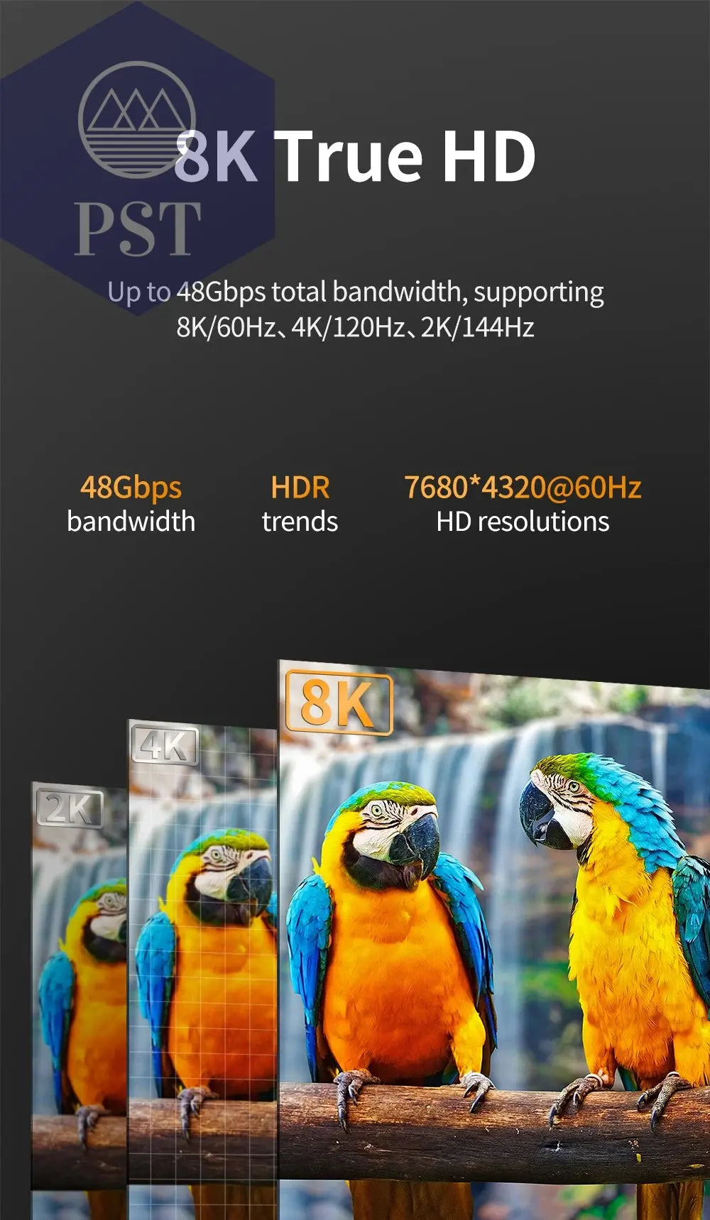 8k hdmi 2,1 kabel 4k @ 120hz 8k @ 60hz 48gbps earc arc hdcp ultra hoch geschwindigkeit hdr für rtx video kabel pc laptop projektor hd tv ps5       PST PS Tradings