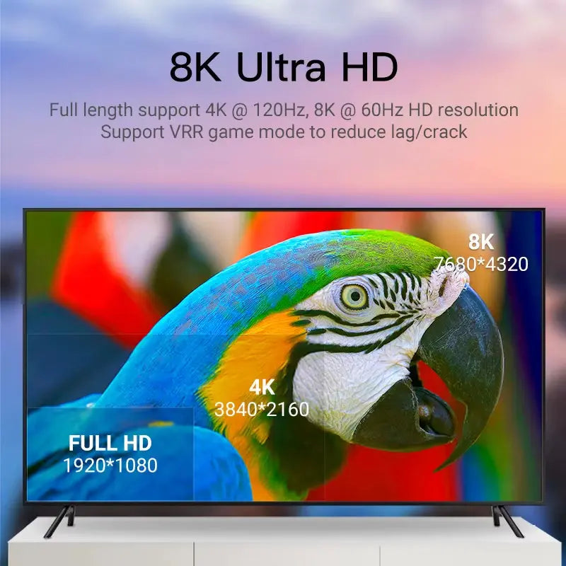 Tions 8K HDMI 2,1 Kabel 120Hz 48Gbps Fiber Optic HDMI Kabel Ultra High Speed HDR Earc Für HD Samsung LG TV Box PS5 Kabel HDMI