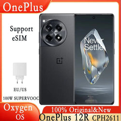 Global Version OnePlus 12R OxygenOS eSIM, 8/128GB, 6.78” Snapdragon 8 Gen 2, 50MP Bluetooth 5.3, Android Smartphone Sealed Box - Property & Safety Tradings