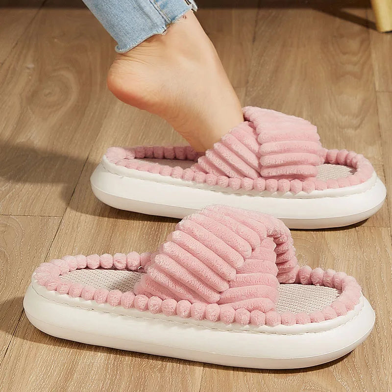 EVA Summer Platform Slippers Women Fashion House Slippers Soft Memory Foam Spring Autumn Girls Slides Designer - PST PS Tradings