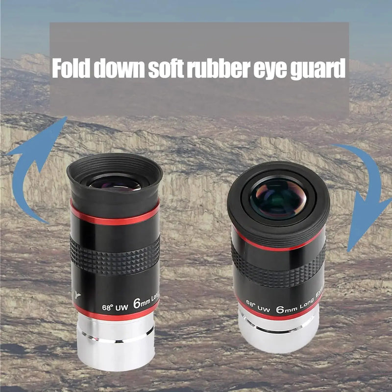 Svbony Telescope Eyepiece 6/9/15/20mm Telescope Accessory 1.25" 68 Degrees UWA Eyepieces Set for Astronomical Telescope - Property & Safety Tradings