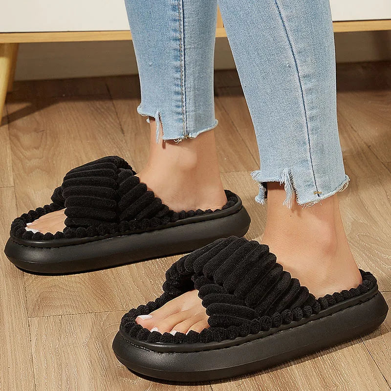 EVA Summer Platform Slippers Women Fashion House Slippers Soft Memory Foam Spring Autumn Girls Slides Designer - PST PS Tradings