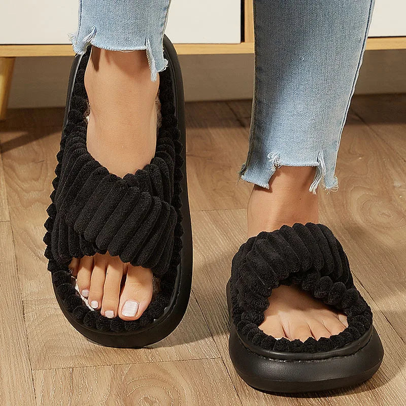 EVA Summer Platform Slippers Women Fashion House Slippers Soft Memory Foam Spring Autumn Girls Slides Designer - PST PS Tradings