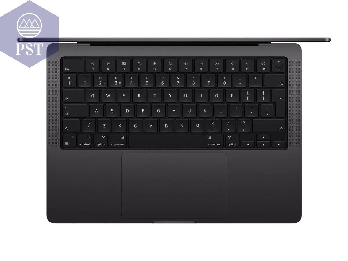 APPLE MacBook Pro 35,97cm 14,2Zoll Apple M4 chip with 10core CPU and 10core GPU 16GB 512GB SSD Space BlackLaptop PST PS Tradings  PST PS Tradings