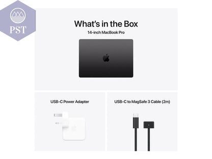 APPLE MacBook Pro 35,97cm 14,2Zoll Apple M4 chip with 10core CPU and 10core GPU 16GB 512GB SSD Space BlackLaptop PST PS Tradings  PST PS Tradings