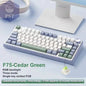 AULA F75 Gaming Tastatur - RGB, kabellos & kabelgebunden PST PS Tradings  Cedar Green / Gray Switch AULA F75 Gaming Tastatur - RGB, kabellos & kabelgebunden
