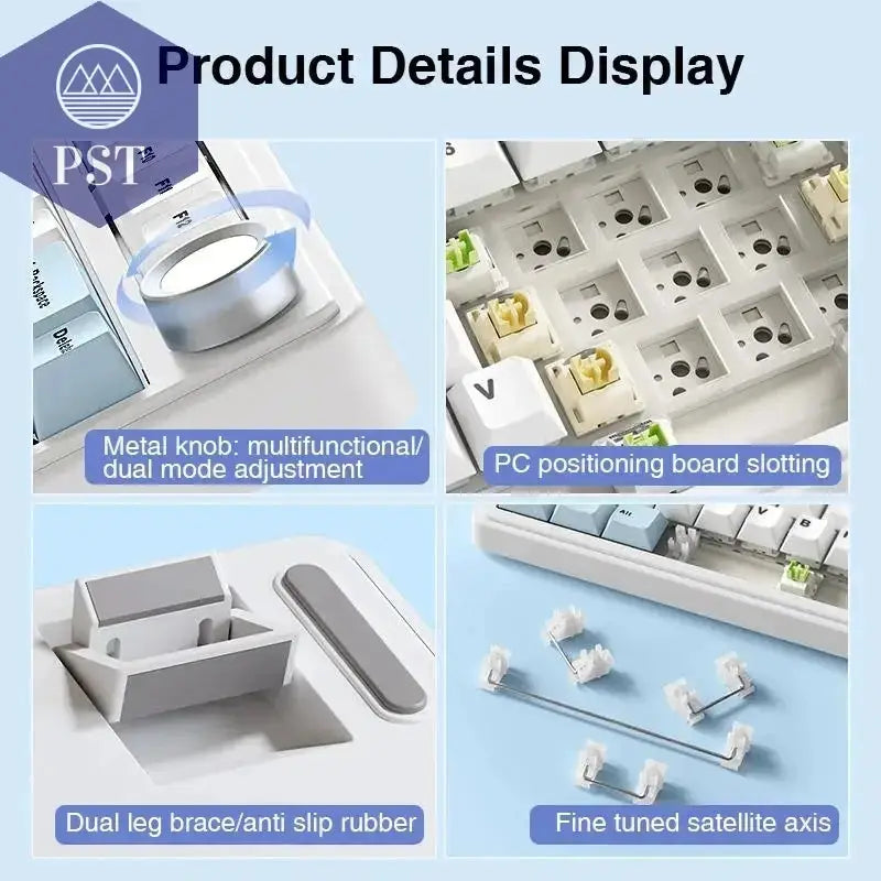 AULA F75 Gaming Tastatur - RGB, kabellos & kabelgebunden PST PS Tradings   AULA F75 Gaming Tastatur - RGB, kabellos & kabelgebunden