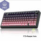 AULA F75 Gaming Tastatur - RGB, kabellos & kabelgebunden PST PS Tradings  Blush Pink / Gray Switch AULA F75 Gaming Tastatur - RGB, kabellos & kabelgebunden