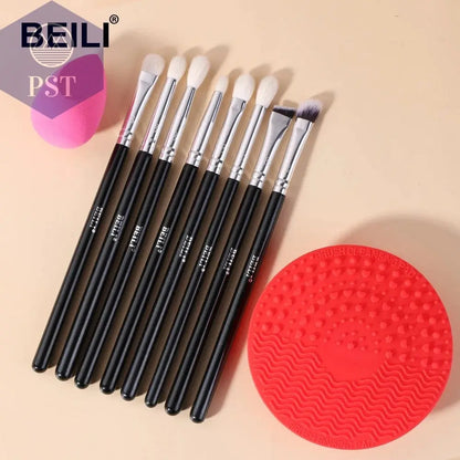 BEILI Black Big Powder Makeup Brushes Really Soft Foundation Highlight Single Professional Wool Fiber Brush Beauty Make up Tools - PST PS Tradings