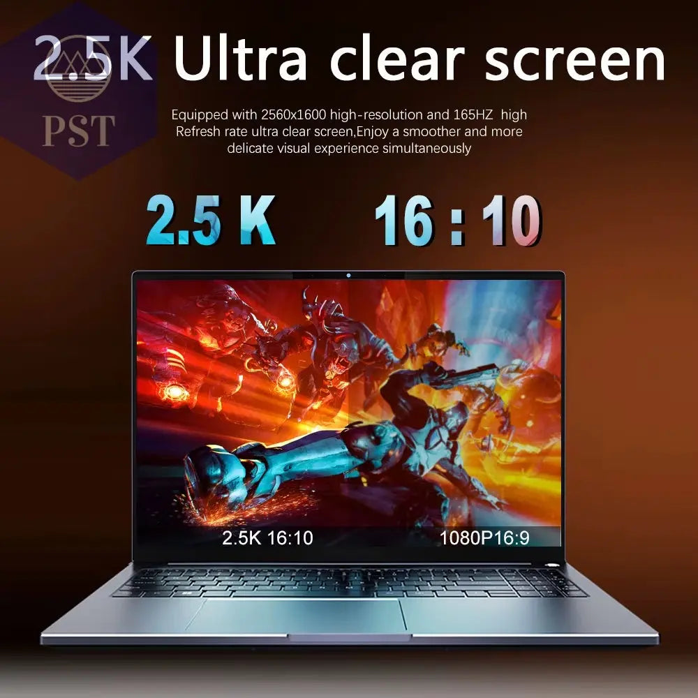 CRELANDER Laptop AMD Ryzen 8845HS Prozessor 12 Kerne 16 Thread 16 Zoll LCD 2560*1600-165HZ DDR5 Notebook Computer Gaming Laptops PST PS Tradings  PST PS Tradings  PST PS Tradings