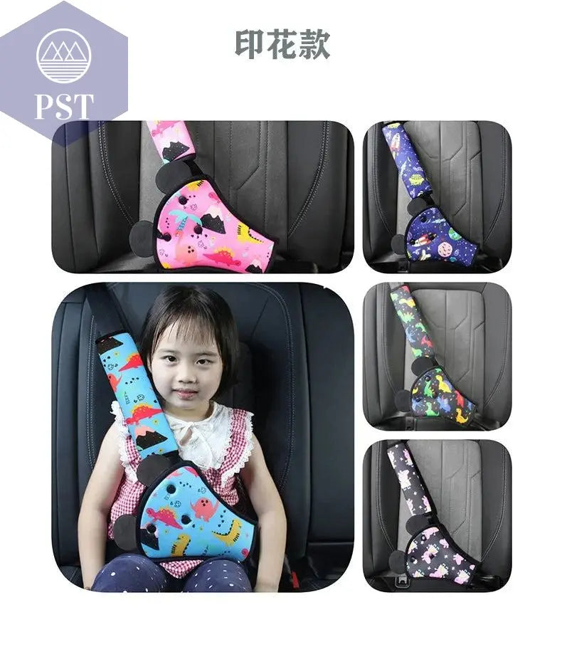 Car Seat Belt Cover Pads For Kids Interior Car Seat Belt Kit Anti Neck Limiter For Child Safety Belt Protector Cover Comfortable - PST PS Tradings