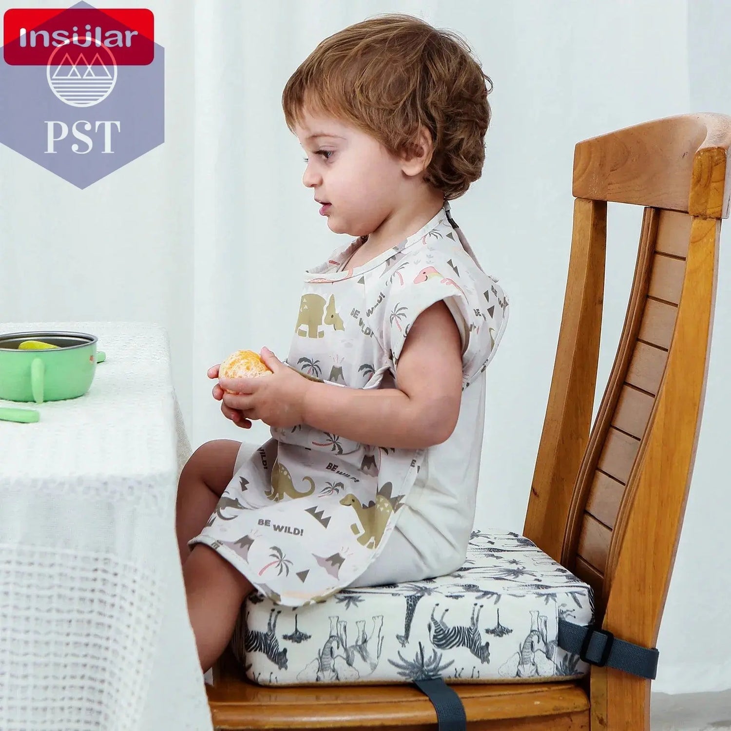 Children Increased Chair Pad Adjustable Baby Furniture Booster Seat Portable Kids Dining Heighten Cushion Pram Chair Removable - PST PS Tradings