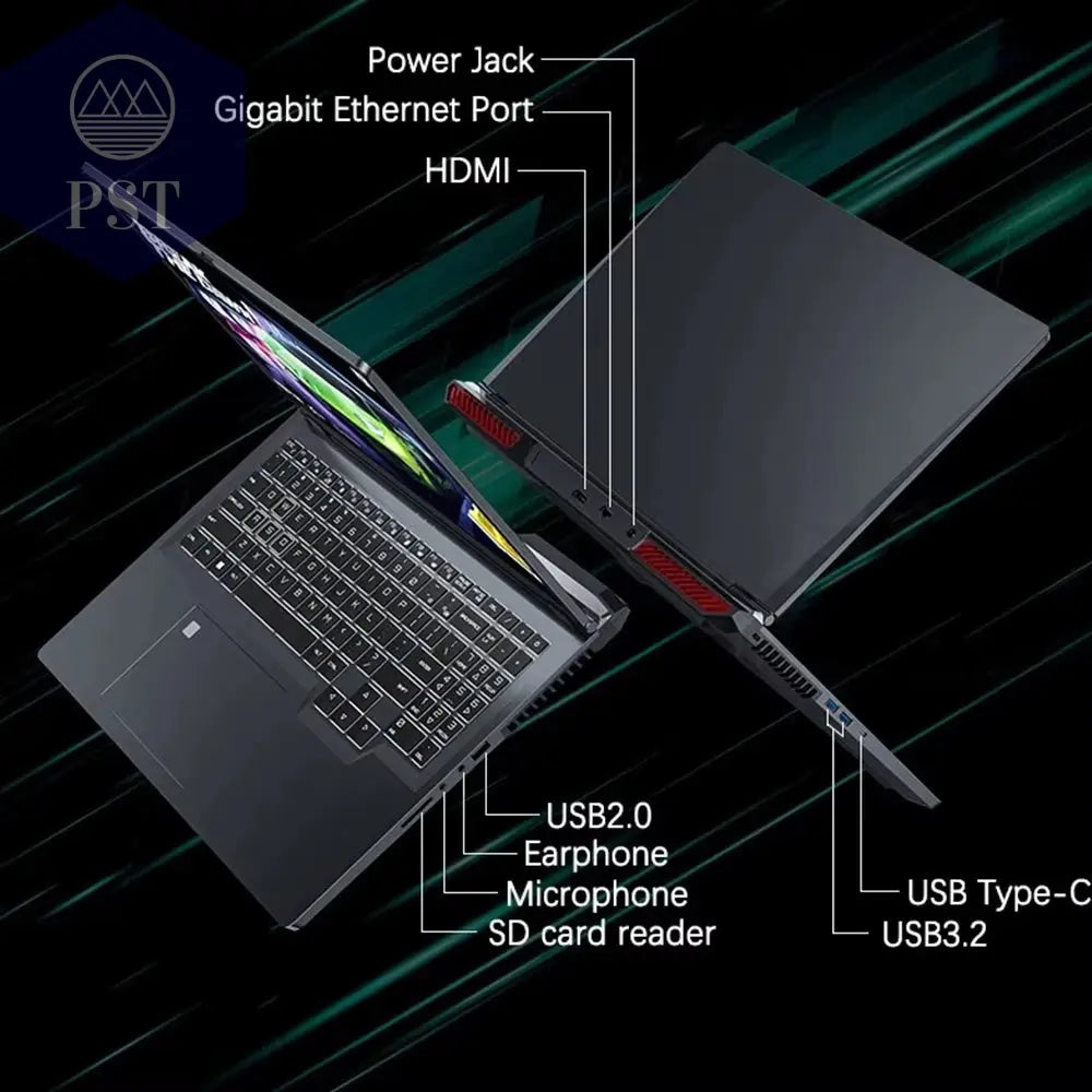 Crelander Laptops Gamer Laptop 16 Zoll Intel Core I9 Prozessor 2,5 K Ips Bildschirm 165Hz RTX 6G 4TB SSD Notebook Gaming Laptop PST PS Tradings  PST PS Tradings  PST PS Tradings