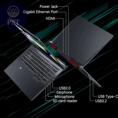 Crelander Laptops Gamer Laptop 16 Zoll Intel Core I9 Prozessor 2,5 K Ips Bildschirm 165Hz RTX 6G 4TB SSD Notebook Gaming Laptop PST PS Tradings  PST PS Tradings  PST PS Tradings
