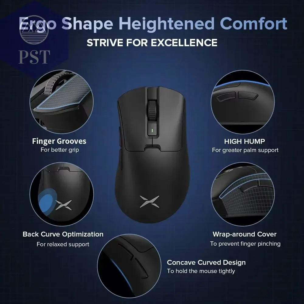Delux M900Pro Ergonomische Kabellose Gaming-Maus 8K PAW3395 Magnetische Rgb-Ladestation Wiederaufladbare Kabelgebundene Mäuse Für PC Mit Großer Hand PST PS Tradings  PST PS Tradings  PST PS Tradings Delux M900Pro Ergonomische Kabellose Gaming-Maus 8K PAW3395 Magnetische Rgb-Ladestation Wiederaufladbare Kabelgebundene Mäuse Für PC Mit Großer Hand