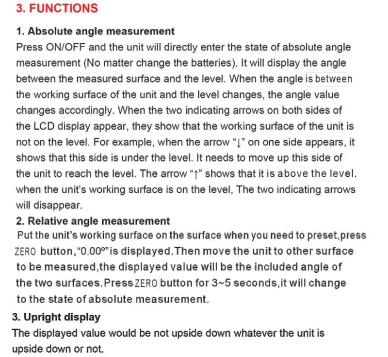 Digital Protractor Angle Finder Inclinometer electronic Level 360 degree with/without Magnets Level angle slope test Ruler 400mm       PST PS Tradings