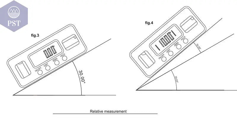 Digital Protractor Angle Finder Inclinometer electronic Level 360 degree with/without Magnets Level angle slope test Ruler 400mm       PST PS Tradings