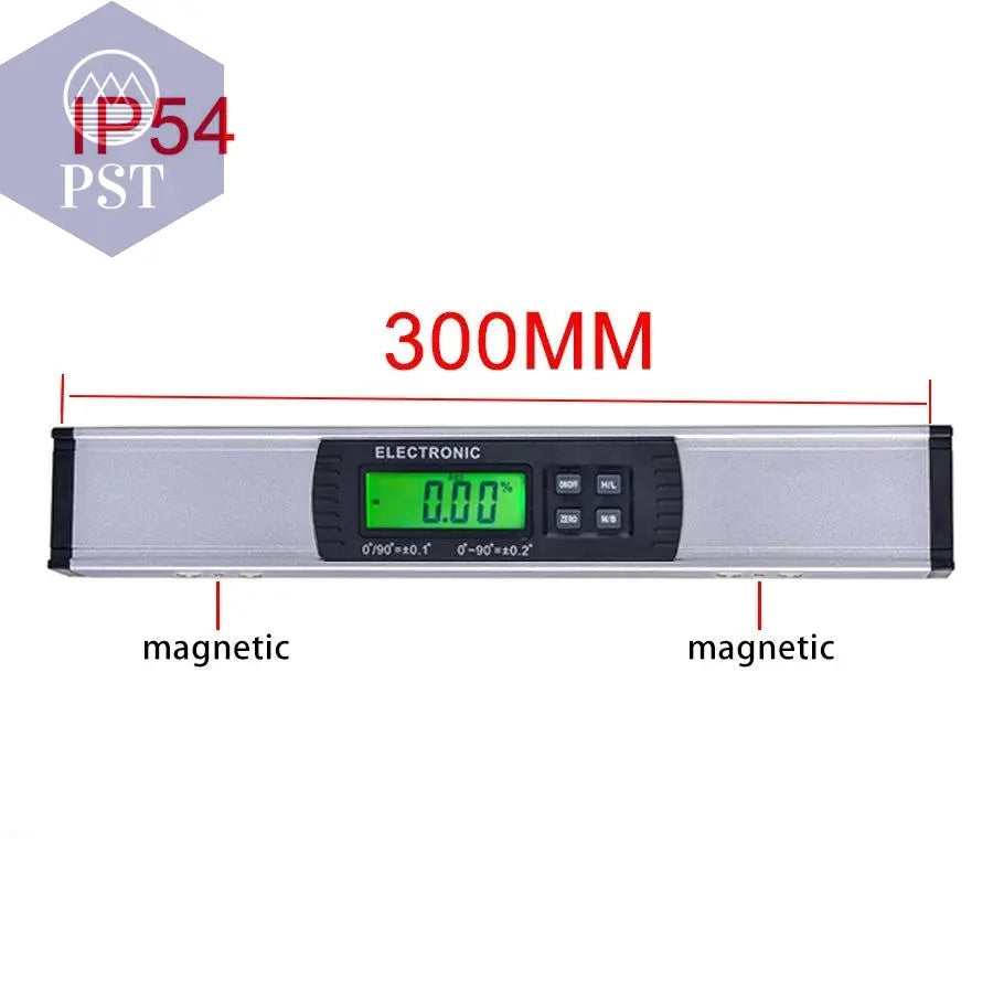 Digital Protractor Angle Finder Inclinometer electronic Level 360 degree with/without Magnets Level angle slope test Ruler 400mm       PST PS Tradings