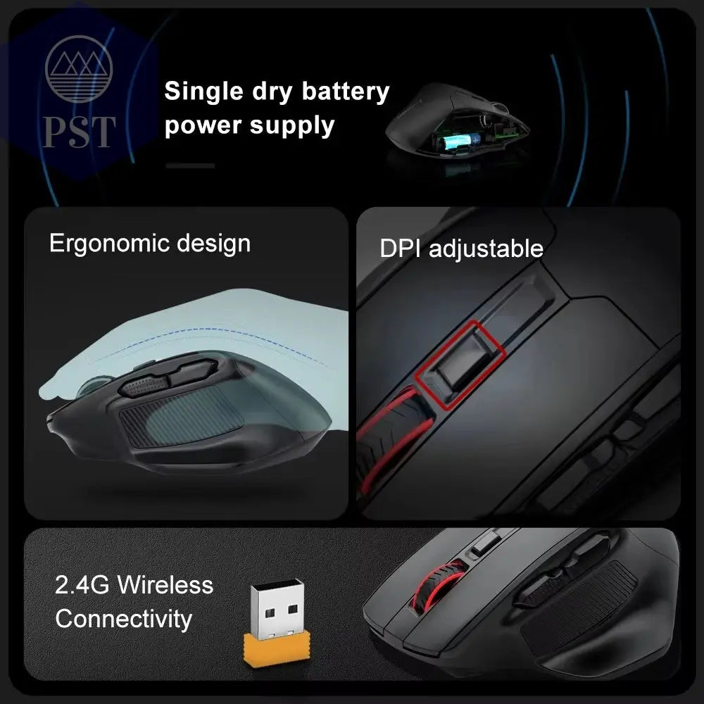 E-YOOSO X-31 USB 2,4G Drahtlose Gaming Maus 4800Dpi 5 Tasten Computer PC Mouse Gamer PST PS Tradings  PST PS Tradings  PST PS Tradings