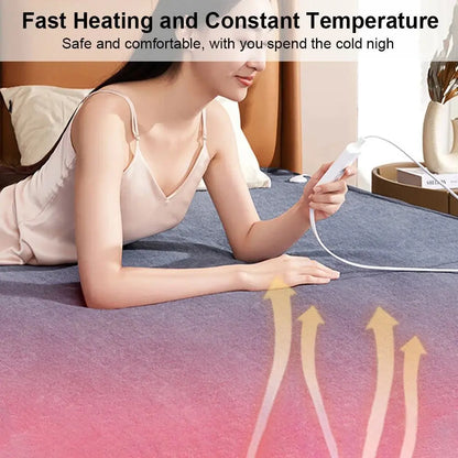 Electric Blanket 220V Thicker Automatic Thermostat Electric Heating Blanket Body Warmer Thermal Mattress for Room Blanket heated - PST PS Tradings