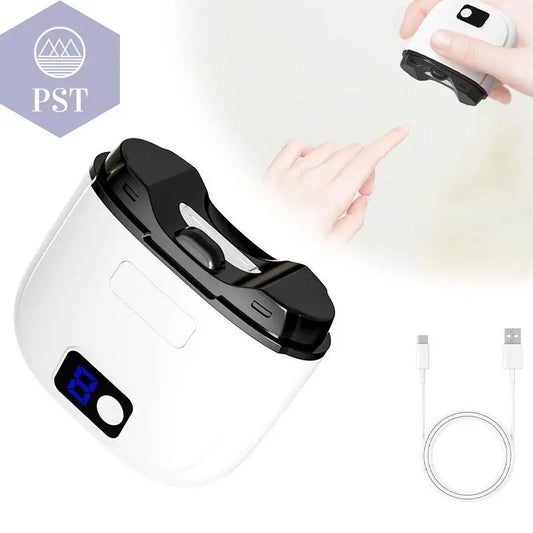 Electric Nail Clipper 3Speed Levels Automatic Nail Clipper Nail Clip Storage and LCD Light USB for Adults Seniors Babies Kids - PST PS Tradings