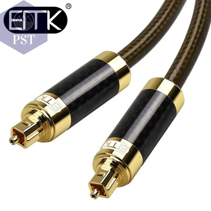 Emk optisches kabel toslink audio kabel spdif faser kabel 1m 3m 5m kohle faser schale für spearker sound bar tv toslink spdif kabel      GZ-1m PST PS Tradings