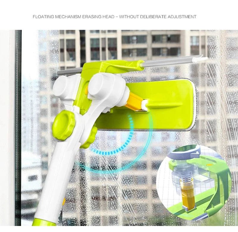 Eworld Hot Upgraded Telescopic High-rise Window Cleaning Glass Cleaner Brush For Washing Window Dust Brush Clean Windows Hobot PS-Tradings PST PS Tradings