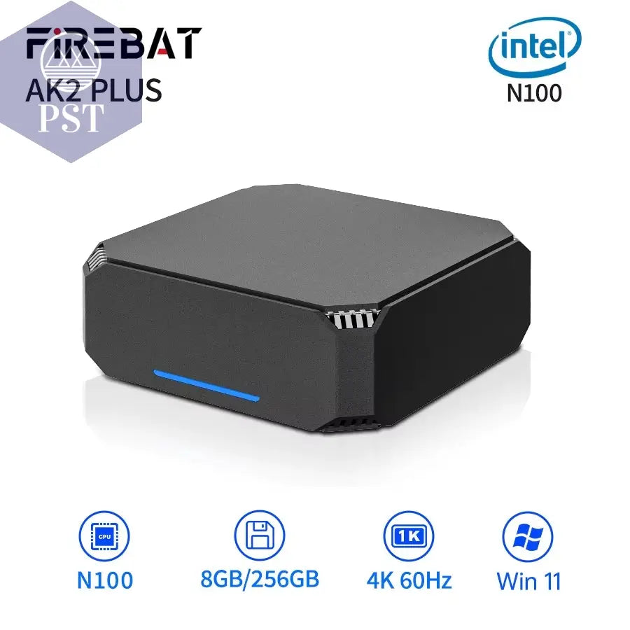 FIREBAT AK2 plus Mini PC N100 16GB RAM 512GB Desktop Computer PC PST PS Tradings  PST PS Tradings N100-16Gb-512Gb PST PS Tradings
