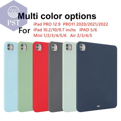 For 2021 iPad 10.2 Case 7/8/9th Generation Cover For 2018 9.7 5/6th Air 2/3 10.5 Mini 4 5 6 Pro 11 Air 4/5 10.9 10th funda soft - PST PS Tradings