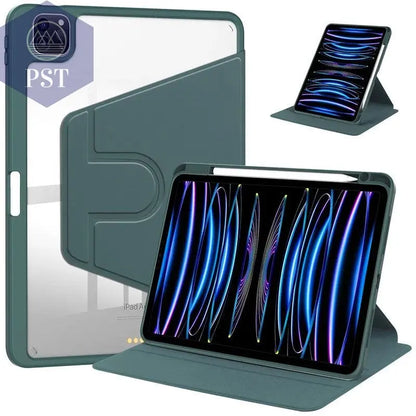 For iPad 10.2 7th 8th 9th Case iPad 10th Generation Rotation Cover for iPad Pro 12.9" 13" Air 11" 2024 2 3 4 5 9.7 5th 6th Funda - PST PS Tradings