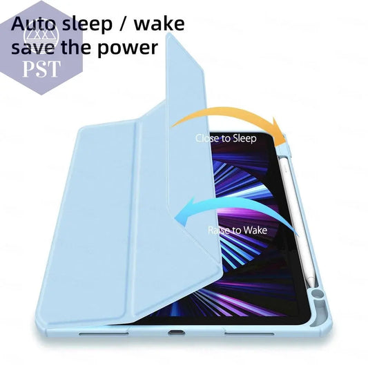 For iPad Air 5/4 10.9 Case 2021 Pro 11 Mini 6 8.3in 2019 10.2 7/8/9th Generation Case 2018 9.7 5/6th 2022 10th Cover - PST PS Tradings