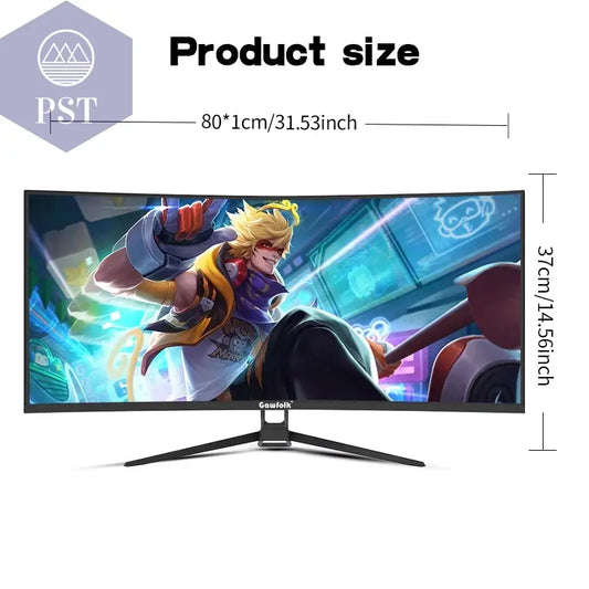 Gawfolk Monitor 34'' 144Hz Bandfish Screen Curved 1500R Gaming Bezel-less Slim 400HDR Nits 100% SRGB Wide Color Gamut FAsT VA Te PST PS Tradings  PST PS Tradings  PST PS Tradings Gawfolk Monitor 34'' 144Hz Bandfish Screen Curved 1500R Gaming Bezel-less Slim 400HDR Nits 100% SRGB Wide Color Gamut FAsT VA Te