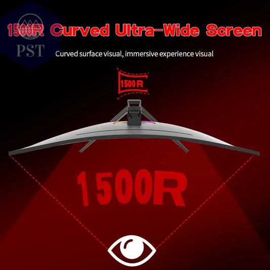 Gawfolk Monitor 34'' 144Hz Bandfish Screen Curved 1500R Gaming Bezel-less Slim 400HDR Nits 100% SRGB Wide Color Gamut FAsT VA Te PST PS Tradings  PST PS Tradings  PST PS Tradings Gawfolk Monitor 34'' 144Hz Bandfish Screen Curved 1500R Gaming Bezel-less Slim 400HDR Nits 100% SRGB Wide Color Gamut FAsT VA Te