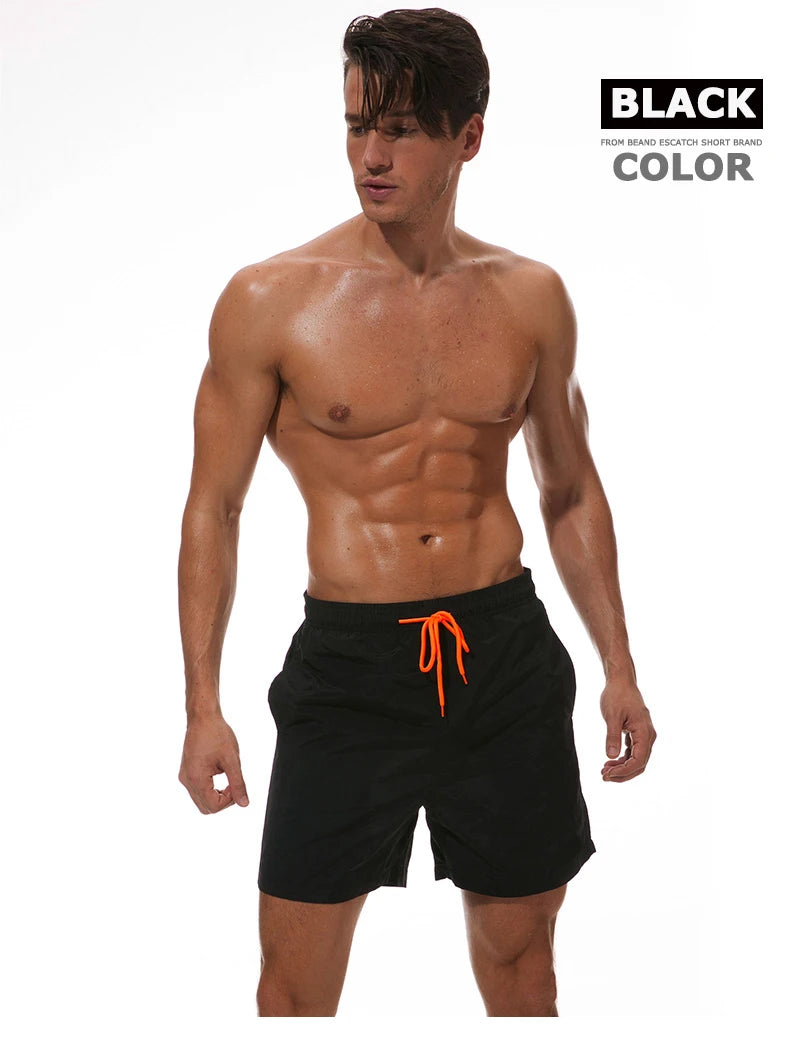 ESCATCH Man Swimwear Swim Shorts Trunks Beach Board Shorts Swimming Pants Swimsuits Mens Running Sports Surffing Shorts - PST PS Tradings