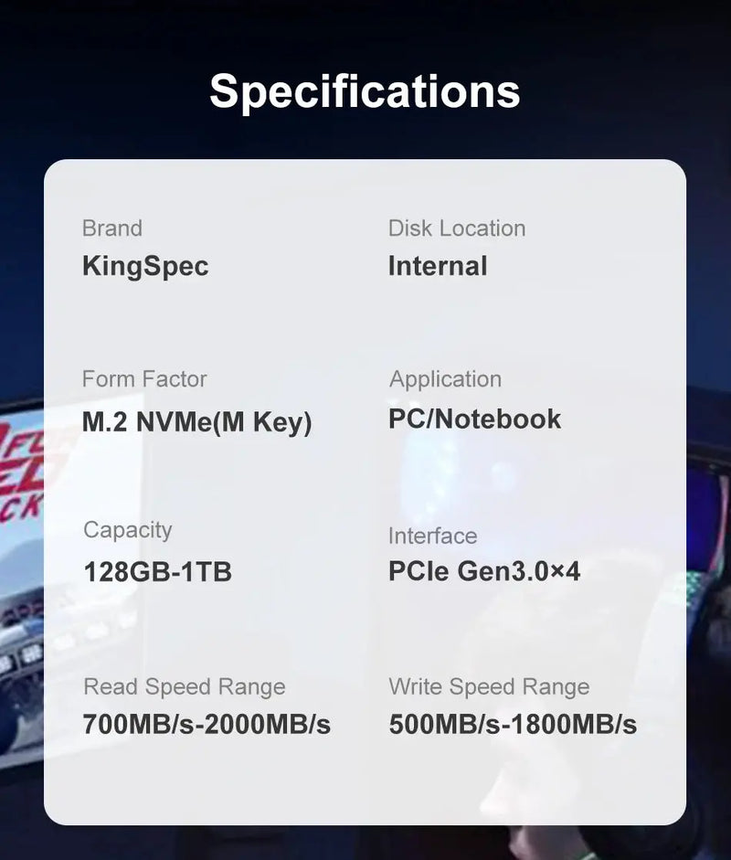 KingSpec M.2 SSD 120 GB 256 GB 512 GB 1 TB SSD 2 TB Festplatte M2 SSD M.2 NVMe PCIe SSD Interne Festplatte für Laptop Desktop MSI - Property & Safety Tradings