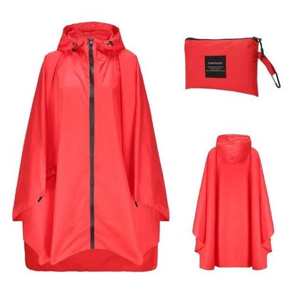 Women Men Poncho Raincoat Waterproof Tent Cover Wear Outdoors Hiking Biker Rain Coat Jacket Zip Cloak Capa De Chuva - Property & Safety Tradings