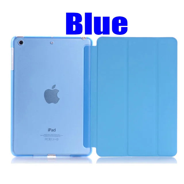 Smart Cover For iPad Mini 1 2 3 4 5 6 7.9 inch Ultra Slim PU Leather Case + PC translucent back case for Apple ipad mini 5 4 3 2 - PST PS Tradings