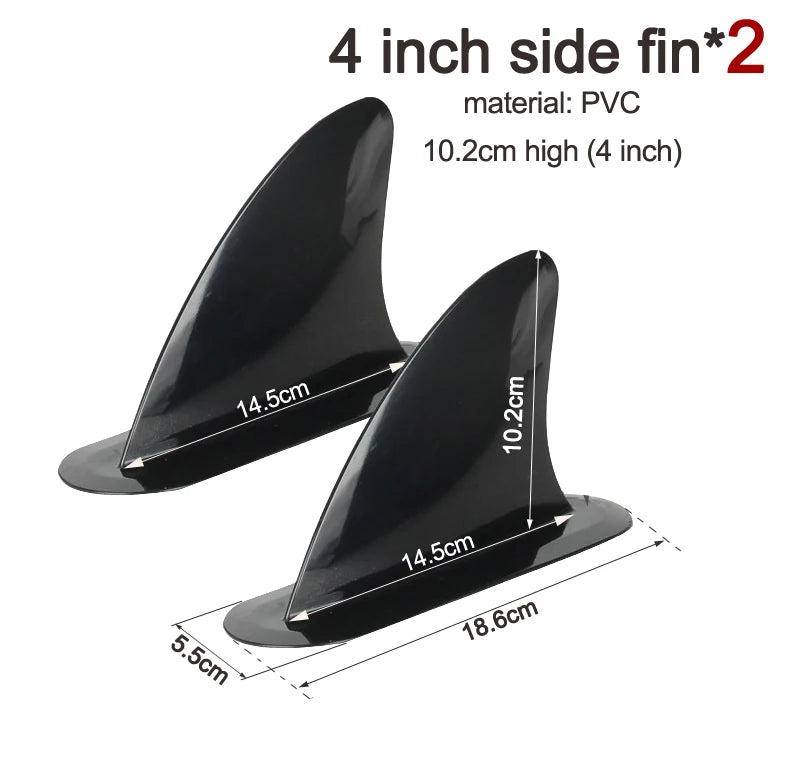 Surf water wave fin SUP accessory stablizer, fit ZRAY stand up paddle board surfboard slide-in central fin side fin - PST PS Tradings