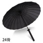 8K Creative black Japanese Long Handle Large Windproof Samurai Sword Umbrella Japan Ninja Sun Umbrella Straight Umbrella Open - PST PS Tradings