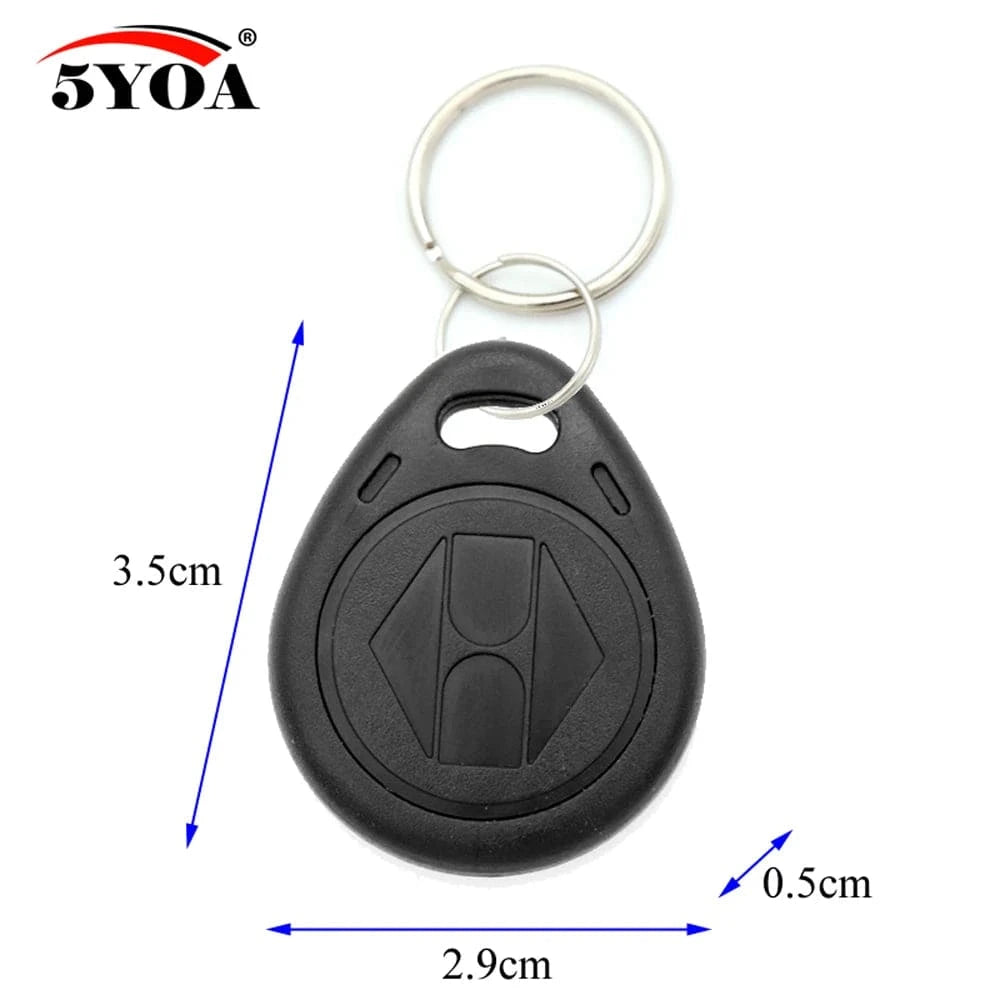 50pcs/lot EM4305 T5577 125khz Copy Rewritable Writable Rewrite keyfobs RFID Tag Key Ring Card Proximity Token Badge Duplicate - Property & Safety Tradings