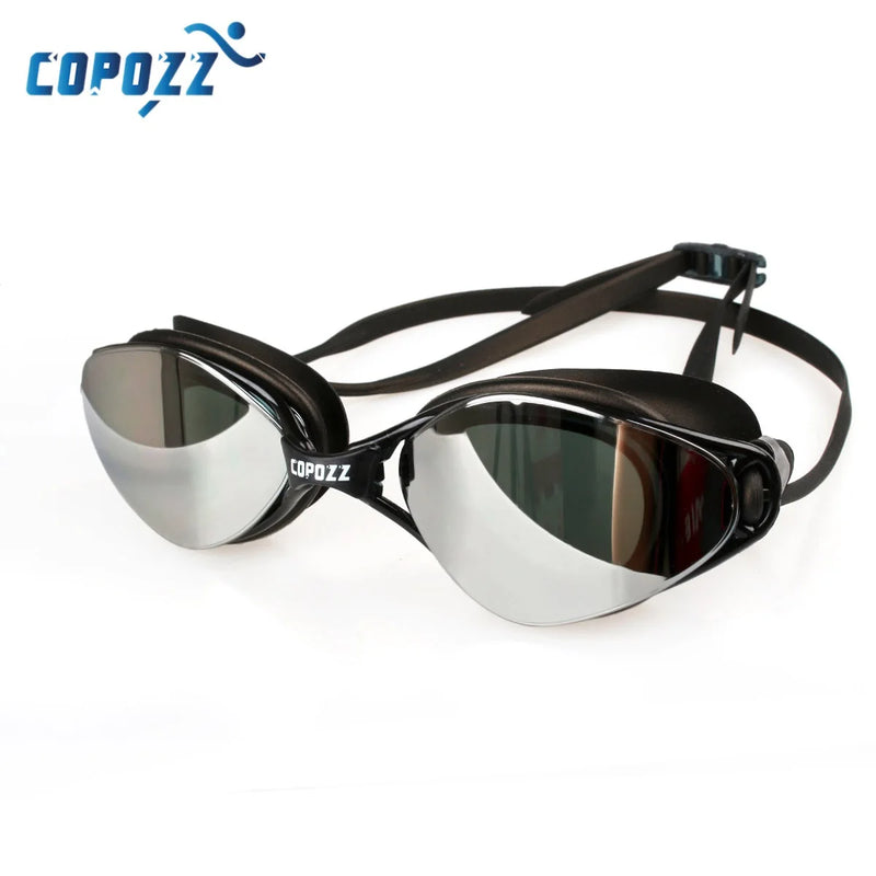 Copozz Professional Goggles Anti-Fog UV Protection Adjustable Swimming Goggles Men Women Waterproof silicone glasses Eyewear - PST PS Tradings