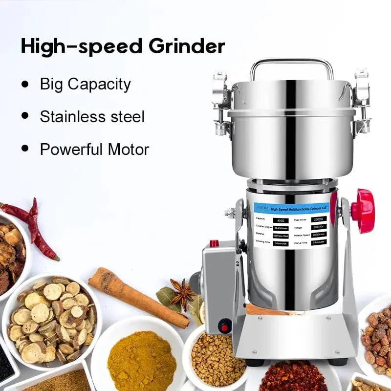 Parts Free Big Capacity 800G 3000W Herb Grinder Coffee Machine Grain Spices Mill Medicine Wheat Mixer Dry Food Grinder - Property & Safety Tradings