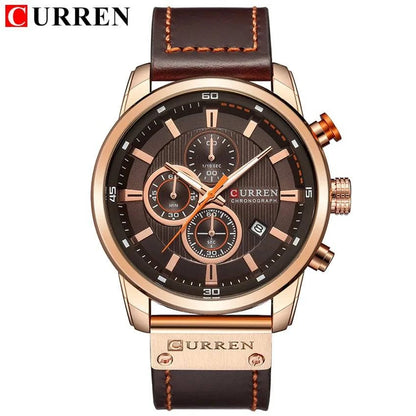 CURREN Fashion Date Quartz Men Watches Top Brand Luxury Male Clock Chronograph Sport Mens Wrist Watch Hodinky Relogio Masculino - Property & Safety Tradings